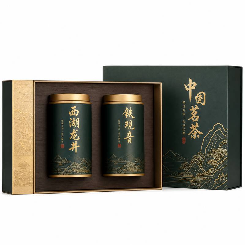 西湖龙井·铁观音双罐礼盒